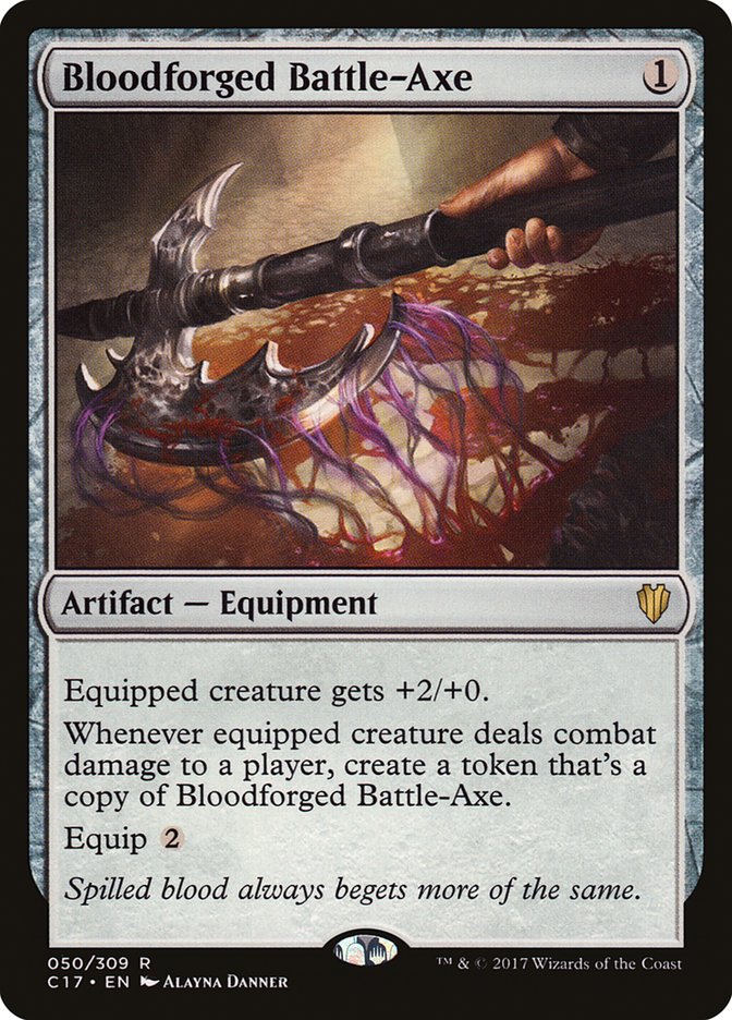 Magic | Bloodforged Battle-Axe [Commander 2017] | The Nerd Merchant