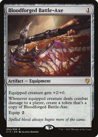 Magic | Bloodforged Battle-Axe [Commander 2017] | The Nerd Merchant