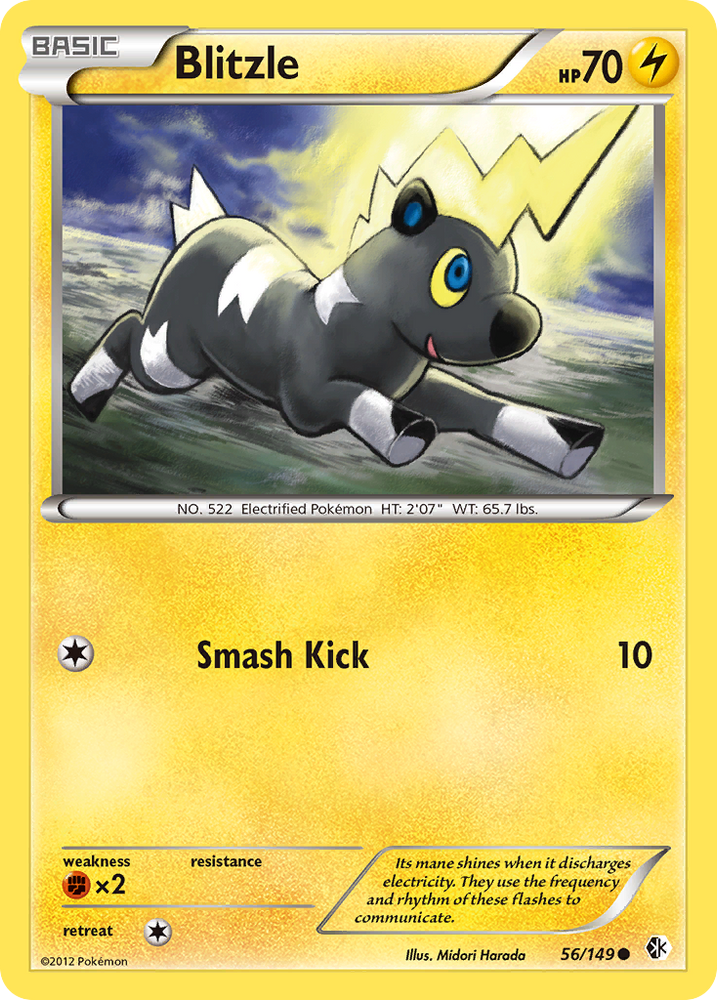 Pokemon | Blitzle (56/149) [Black & White: Boundaries Crossed] | The Nerd Merchant