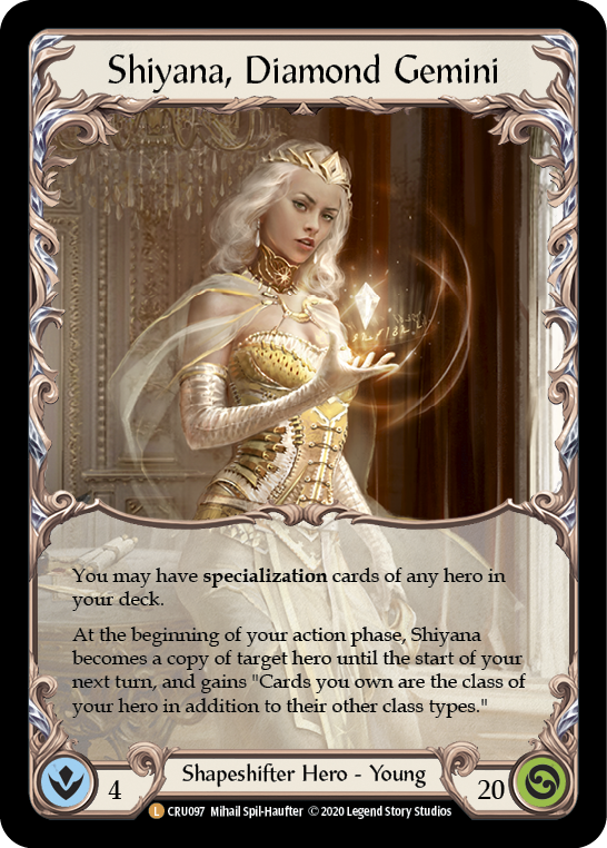 Flesh and Blood TCG | Shiyana, Diamond Gemini [CRU097] (Crucible of War)  1st Edition Cold Foil | The Nerd Merchant