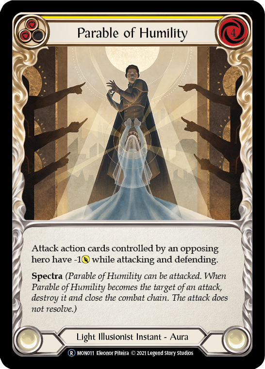 Flesh and Blood TCG | Parable of Humility [U-MON011] (Monarch Unlimited)  Unlimited Normal | The Nerd Merchant