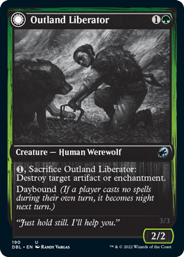 Magic | Outland Liberator // Frenzied Trapbreaker [Innistrad: Double Feature] | The Nerd Merchant