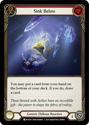 Flesh and Blood TCG | Sink Below (Red) [U-WTR215] (Welcome to Rathe Unlimited)  Unlimited Rainbow Foil | The Nerd Merchant