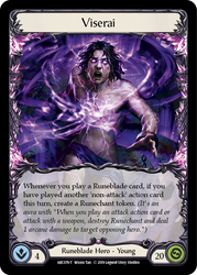 Flesh and Blood TCG | Viserai // Viserai, Rune Blood [ARC076-T // ARC075-T] (Arcane Rising)  1st Edition Normal | The Nerd Merchant