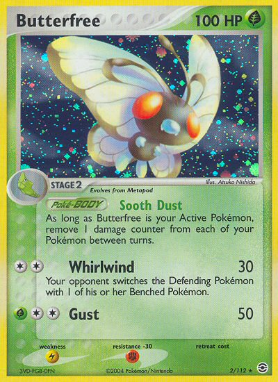 Pokemon | Butterfree (2/112) [EX: FireRed & LeafGreen] | The Nerd Merchant