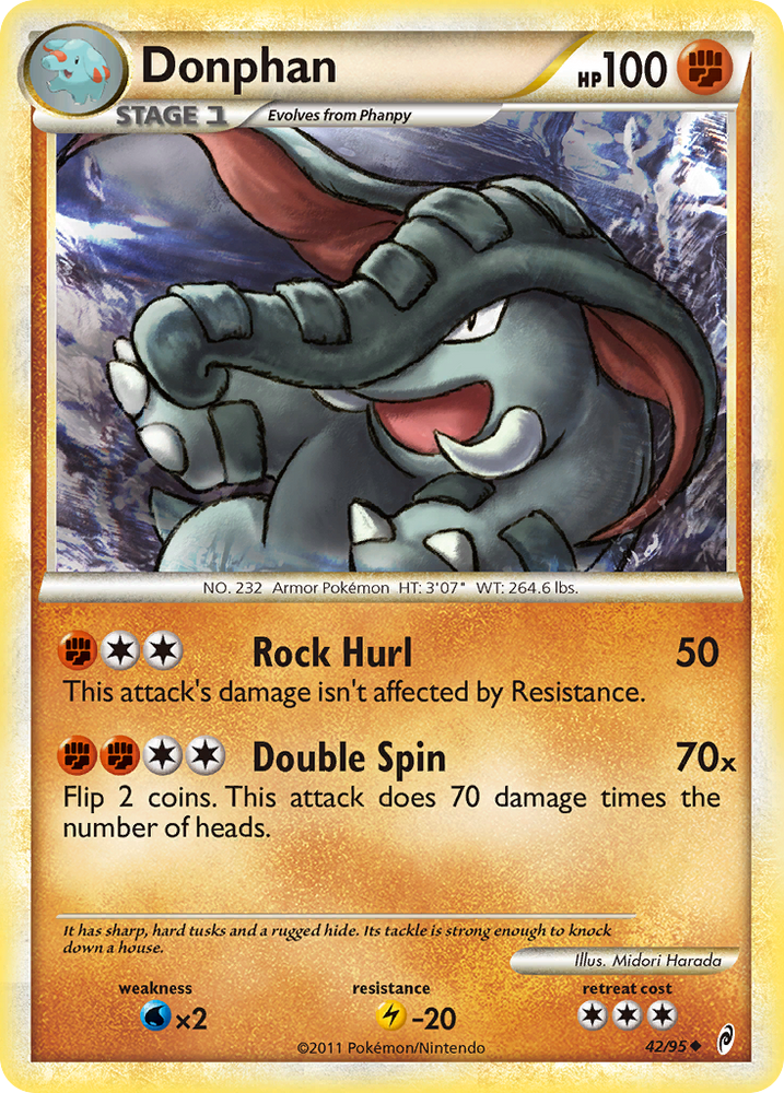 Pokemon | Donphan (42/95) [HeartGold & SoulSilver: Call of Legends] | The Nerd Merchant