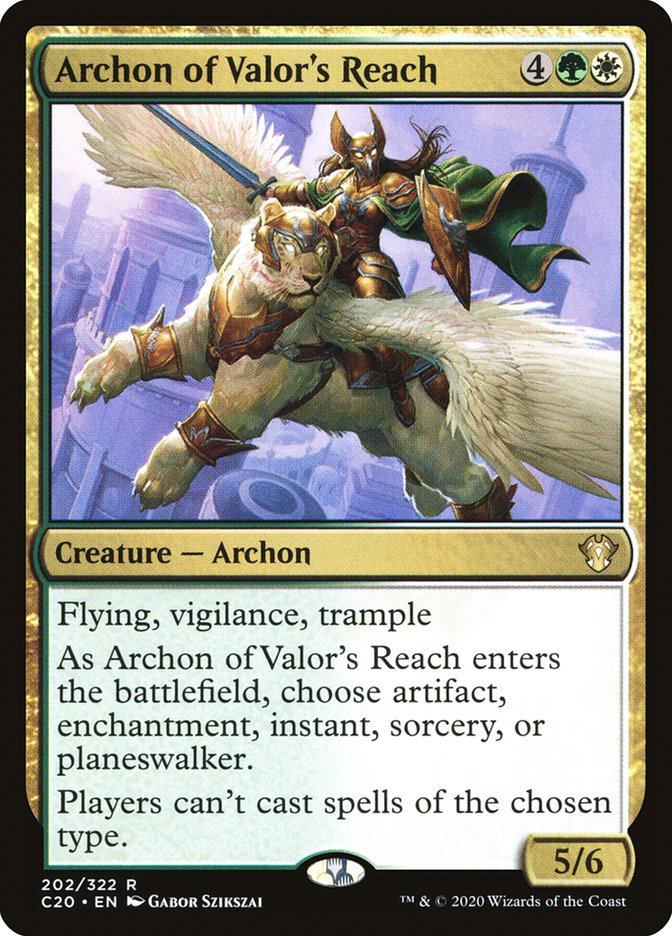 Magic | Archon of Valor's Reach [Commander 2020] | The Nerd Merchant