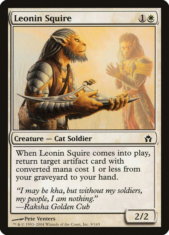 Magic | Leonin Squire [Fifth Dawn] | The Nerd Merchant