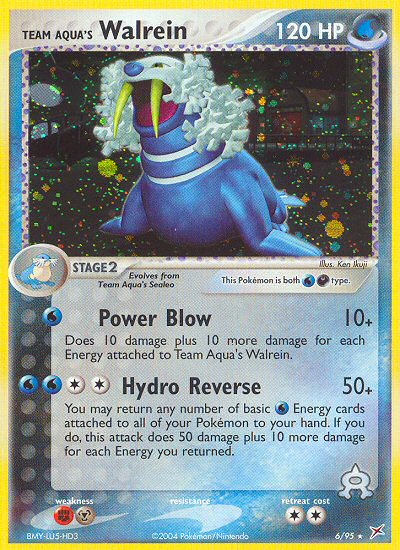 Pokemon | Team Aqua's Walrein (6/95) [EX: Team Magma vs Team Aqua] | The Nerd Merchant