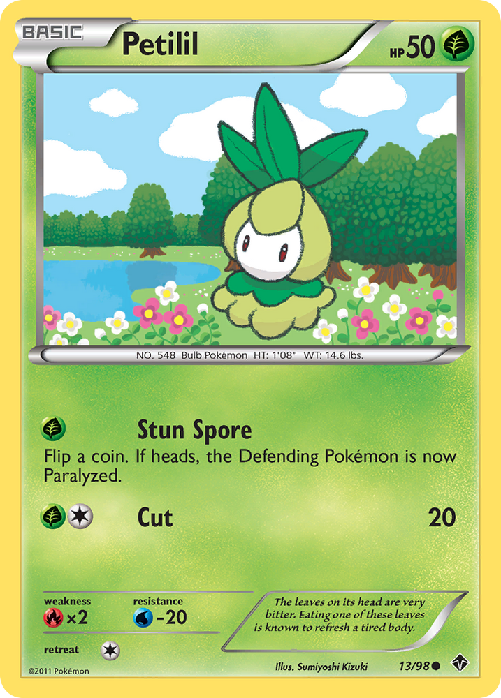Pokemon | Petilil (13/98) [Black & White: Emerging Powers] | The Nerd Merchant