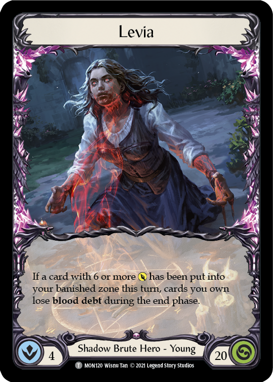 Flesh and Blood TCG | Levia // Ravenous Meataxe [MON120 // MON221] (Monarch)  1st Edition Normal | The Nerd Merchant