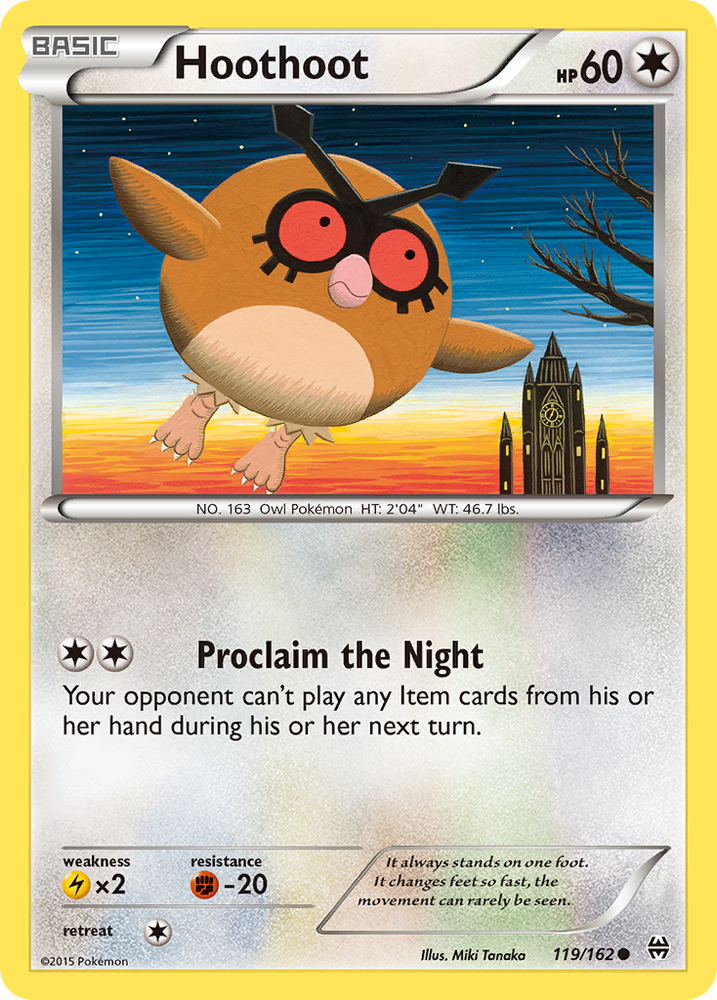 Pokemon | Hoothoot (119/162) [XY: BREAKthrough] | The Nerd Merchant
