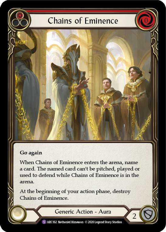Flesh and Blood TCG | Chains of Eminence [U-ARC162] (Arcane Rising Unlimited)  Unlimited Rainbow Foil | The Nerd Merchant