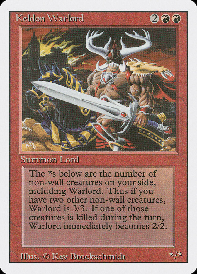 Magic | Keldon Warlord [Revised Edition] | The Nerd Merchant