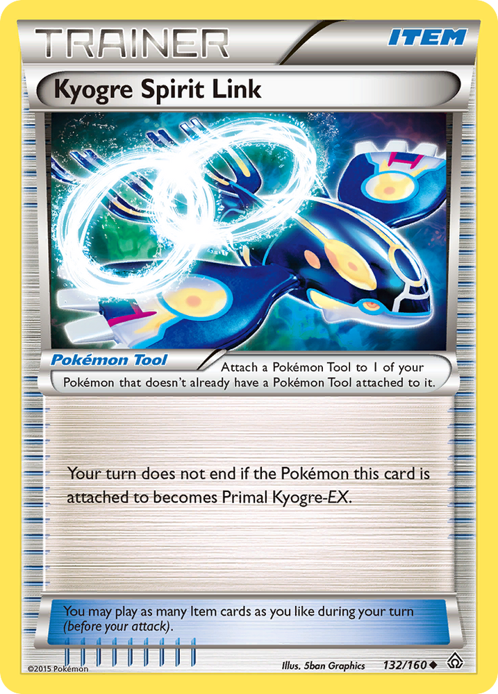 Pokemon | Kyogre Spirit Link (132/160) [XY: Primal Clash] | The Nerd Merchant