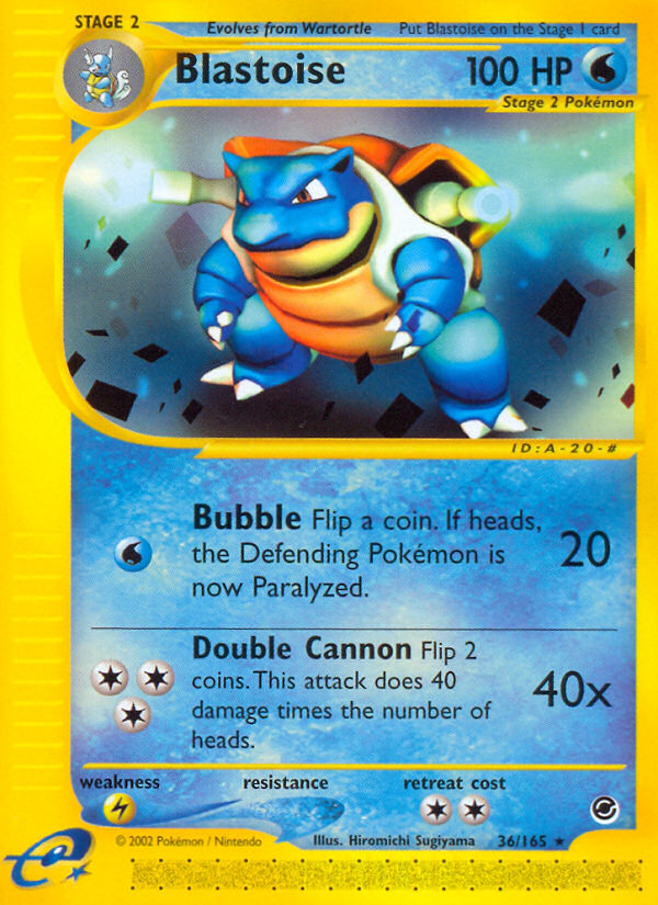 Pokemon | Blastoise (36/165) [Expedition: Base Set] | The Nerd Merchant