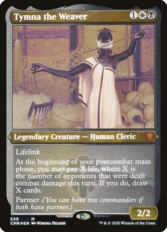 Magic | Tymna the Weaver (Etched) [Commander Legends] | The Nerd Merchant