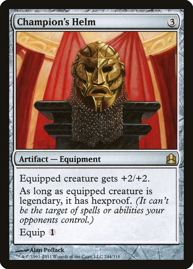 Magic | Champion's Helm [Commander 2011] | The Nerd Merchant