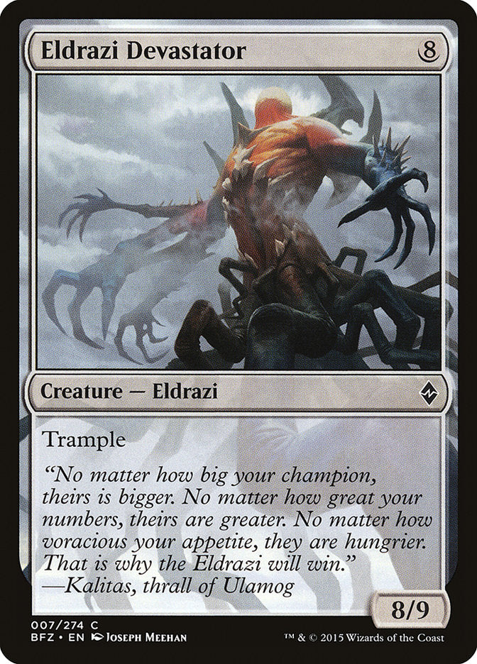 Magic | Eldrazi Devastator [Battle for Zendikar] | The Nerd Merchant