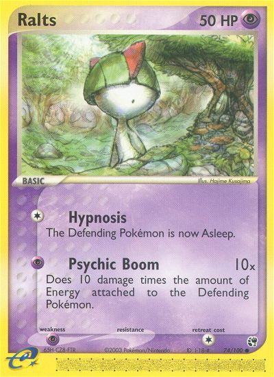 Pokemon | Ralts (74/100) [EX: Sandstorm] | The Nerd Merchant