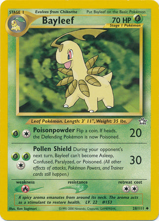 Pokemon | Bayleef (28/111) [Neo Genesis Unlimited] | The Nerd Merchant