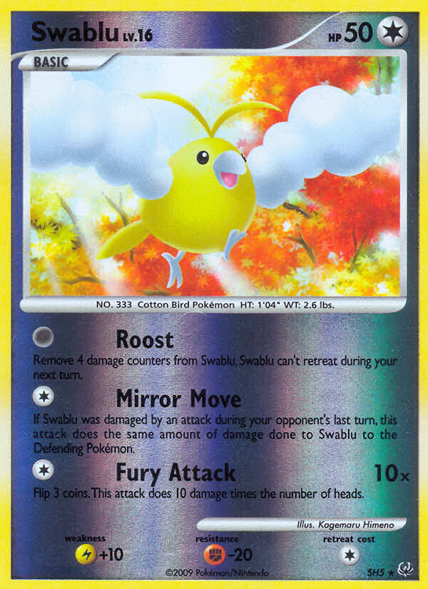 Pokemon | Swablu (SH5) [Platinum: Base Set] | The Nerd Merchant