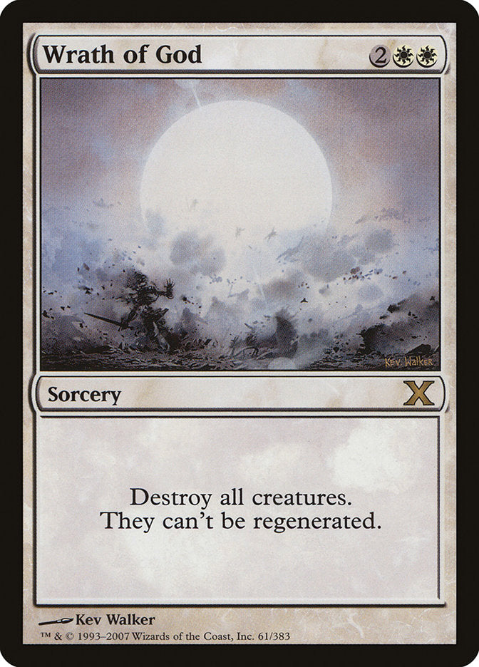 Magic | Wrath of God [Tenth Edition] | The Nerd Merchant