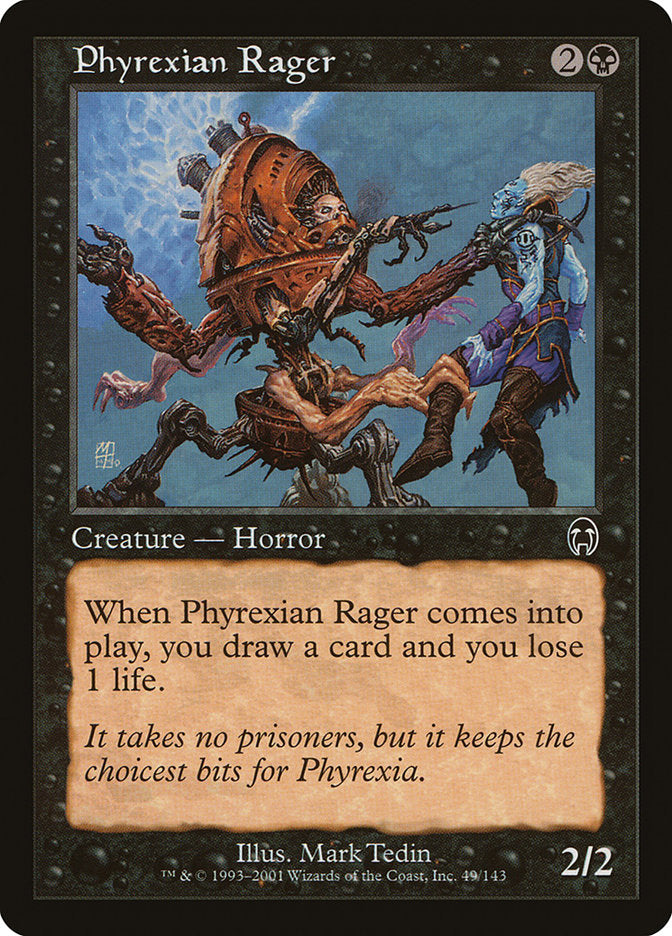 Magic | Phyrexian Rager [Apocalypse] | The Nerd Merchant