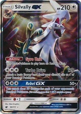 Pokemon | Silvally GX (90/111) (Jumbo Card) [Sun & Moon: Crimson Invasion] | The Nerd Merchant
