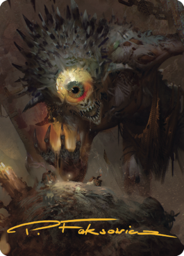 Magic | Nothic Art Card (Gold-Stamped Signature) [Commander Legends: Battle for Baldur's Gate Art Series] | The Nerd Merchant