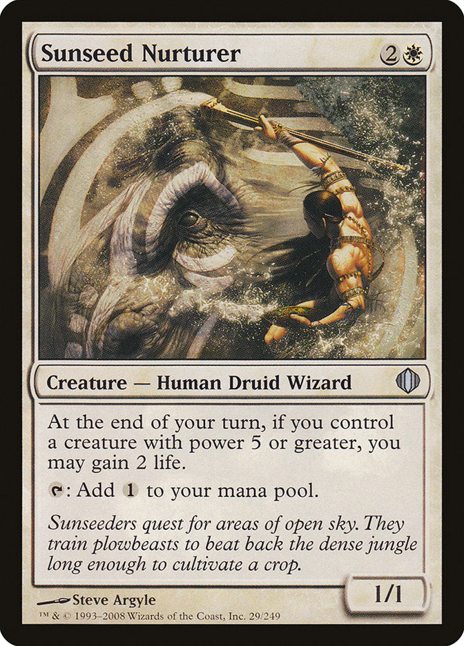Magic | Sunseed Nurturer [Shards of Alara] | The Nerd Merchant