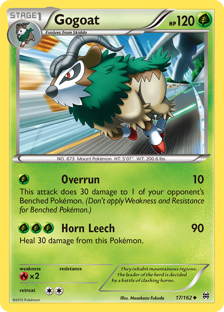 Pokemon | Gogoat (17/162) [XY: BREAKthrough] | The Nerd Merchant