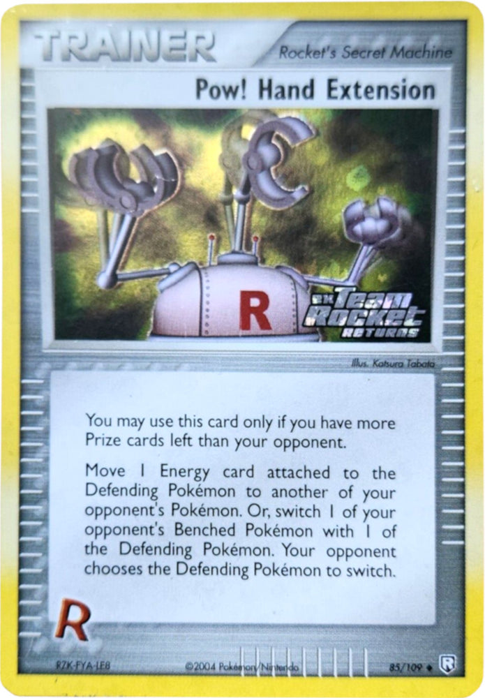 Pokemon | Pow! Hand Extension (85/109) (Stamped) [EX: Team Rocket Returns] | The Nerd Merchant