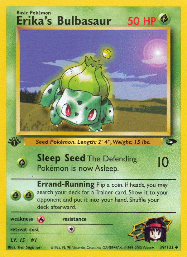 Pokemon | Erika's Bulbasaur (39/132) [Gym Challenge 1st Edition] | The Nerd Merchant