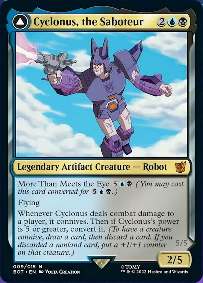 Magic | Cyclonus, the Saboteur // Cyclonus, Cybertronian Fighter [Transformers] | The Nerd Merchant