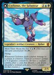 Magic | Cyclonus, the Saboteur // Cyclonus, Cybertronian Fighter [Transformers] | The Nerd Merchant