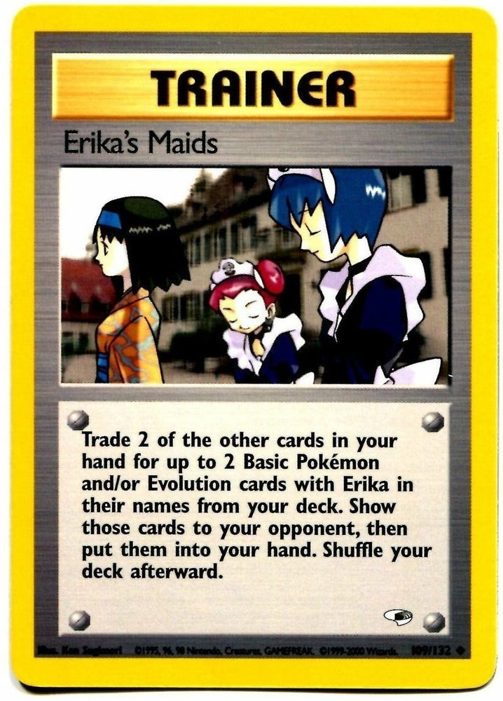Pokemon | Erika's Maids (109/132) [Gym Heroes Unlimited] | The Nerd Merchant