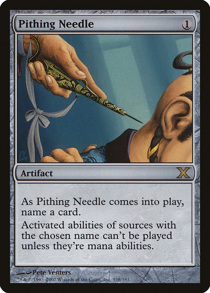 Magic | Pithing Needle [Tenth Edition] | The Nerd Merchant