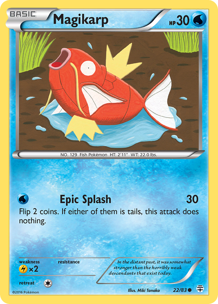 Pokemon | Magikarp (22/83) [XY: Generations] | The Nerd Merchant