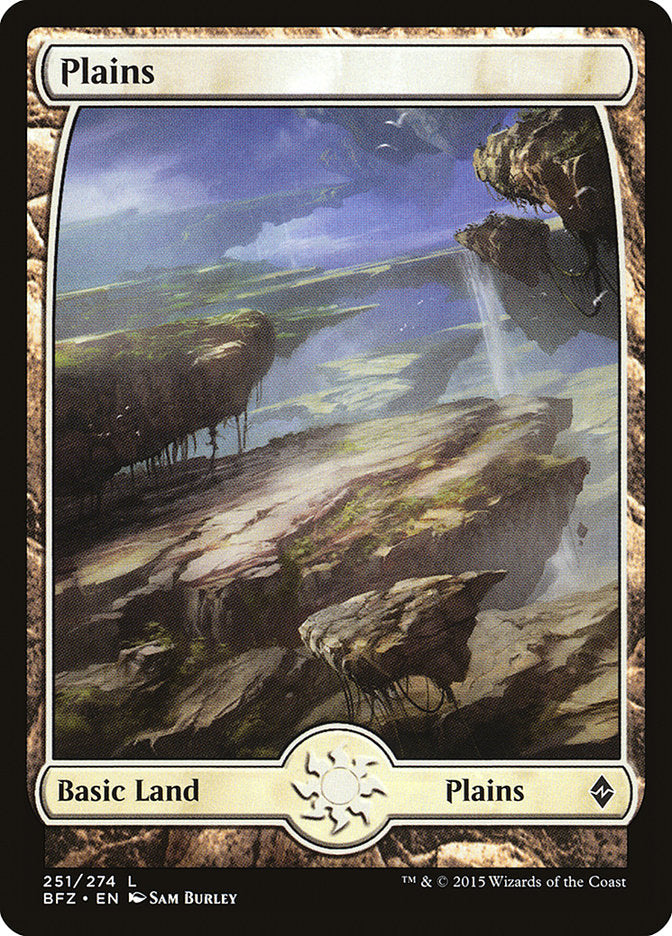 Magic | Plains (251) (Full Art) [Battle for Zendikar] | The Nerd Merchant