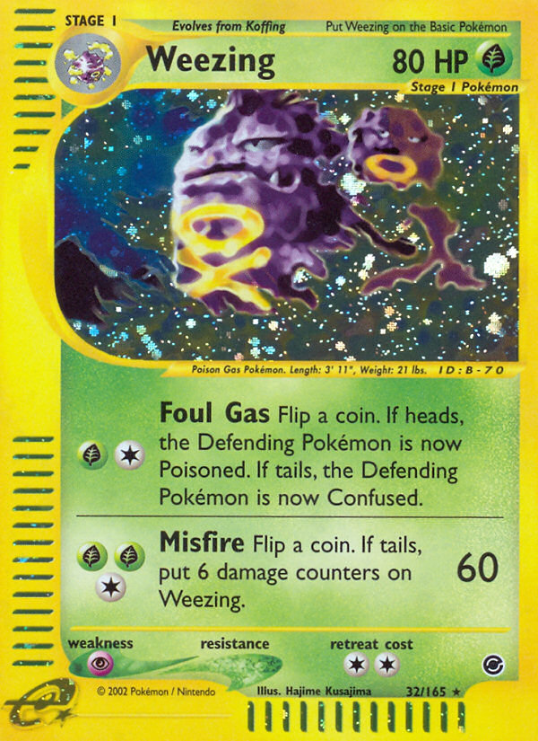 Pokemon | Weezing (32/165) [Expedition: Base Set] | The Nerd Merchant