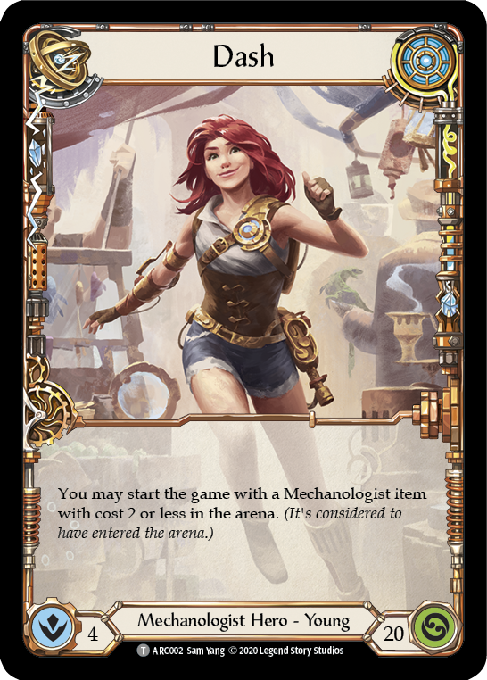 Flesh and Blood TCG | Dash // Dash, Inventor Extraordinaire [U-ARC002 // U-ARC001] (Arcane Rising Unlimited)  Unlimited Normal | The Nerd Merchant