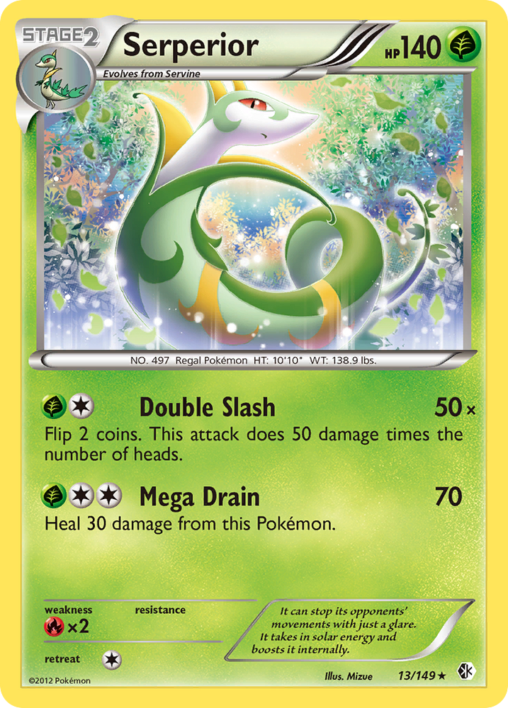 Pokemon | Serperior (13/149) [Black & White: Boundaries Crossed] | The Nerd Merchant
