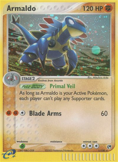 Pokemon | Armaldo (1/100) [EX: Sandstorm] | The Nerd Merchant