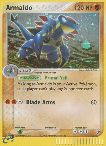 Pokemon | Armaldo (1/100) [EX: Sandstorm] | The Nerd Merchant