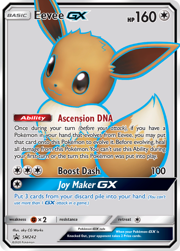 Pokemon | Eevee GX (SM242) [Sun & Moon: Black Star Promos] | The Nerd Merchant
