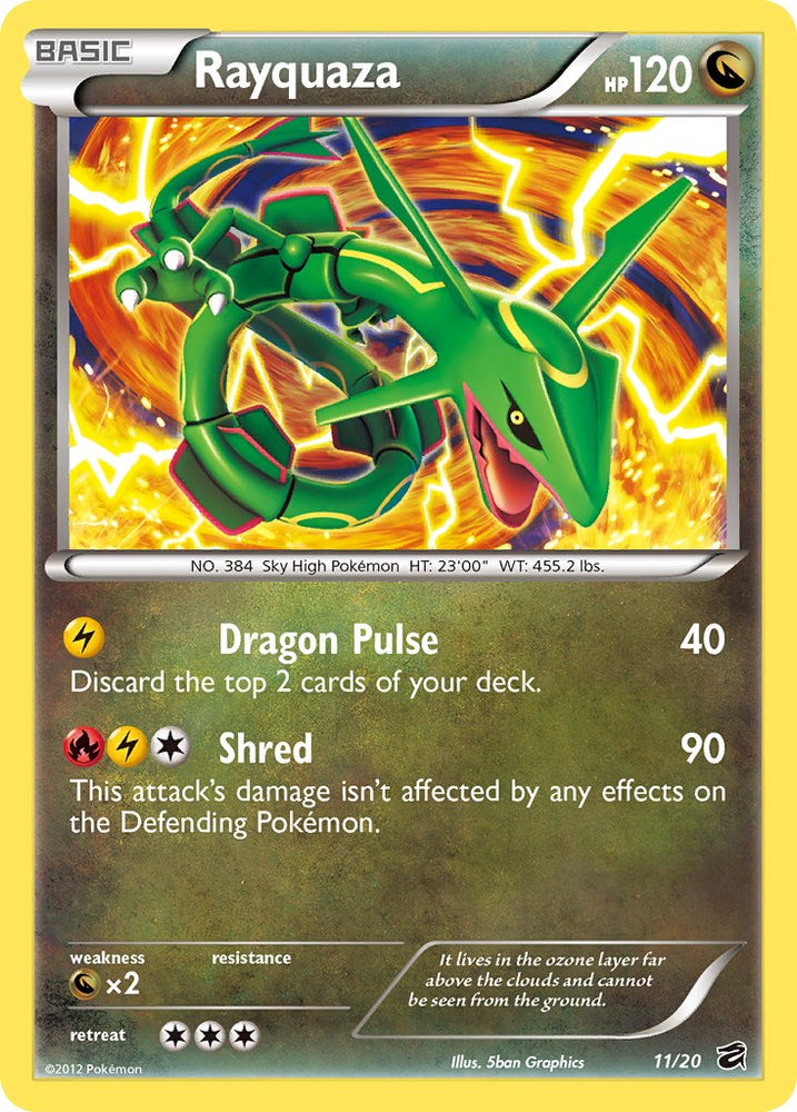 Pokemon | Rayquaza (11/20) (Blister Exclusive) [Black & White: Dragon Vault] | The Nerd Mechant