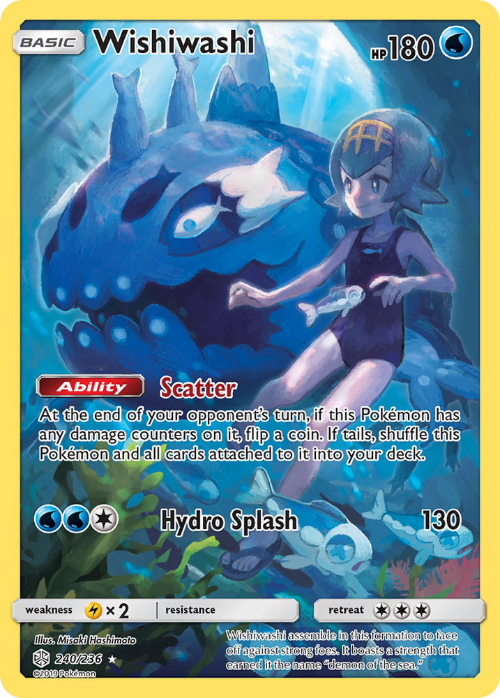 Pokemon| Wishiwashi (240/236) [Sun & Moon: Cosmic Eclipse] | The Nerd Merchant