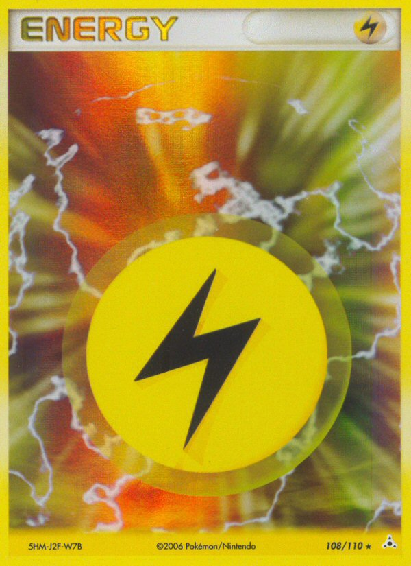 Pokemon | Lightning Energy (108/110) [EX: Holon Phantoms] | The Nerd Merchant