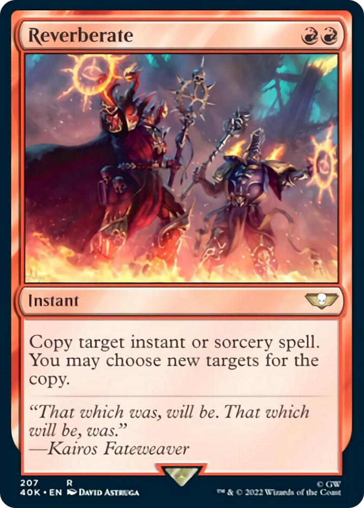 Magic | Reverberate (Surge Foil) [Warhammer 40,000] | The Nerd Merchant